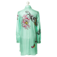 Versace Silk tunic with pattern print