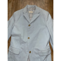 Burberry Prorsum Jacket/Coat Cotton in Blue