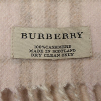 Burberry Cashmere scarf with nova check pattern