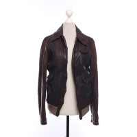 Giorgio Brato Jacket/Coat Leather in Brown