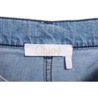 Chloé Jeans in Cotone in Blu