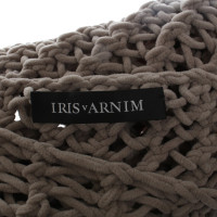Iris Von Arnim pullover lavorato a maglia oliva, taglia 42