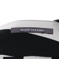 René Lezard Hose in Schwarz/Weiß