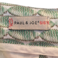 Paul & Joe Pantaloni con un motivo di pesce