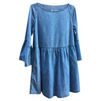 Mm6 By Maison Margiela Dress Cotton in Blue