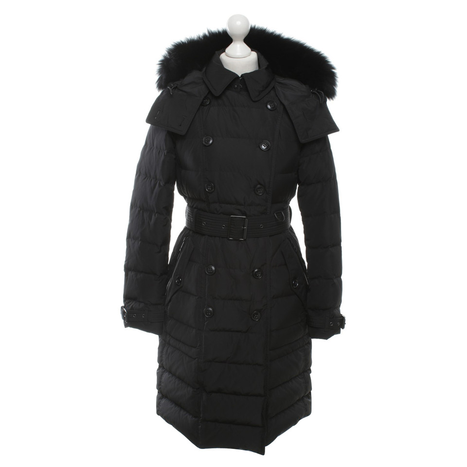 Burberry Down coat with fur trim