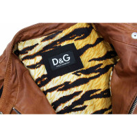 D&G Jacket/Coat Leather in Brown