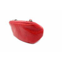 Balenciaga Täschchen/Portemonnaie aus Leder in Rot