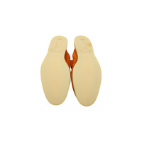 Loro Piana Slippers/Ballerinas Suede in Orange