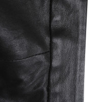 Muubaa Pantaloni di pelle in nero
