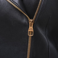 Louis Vuitton Veste en cuir noire