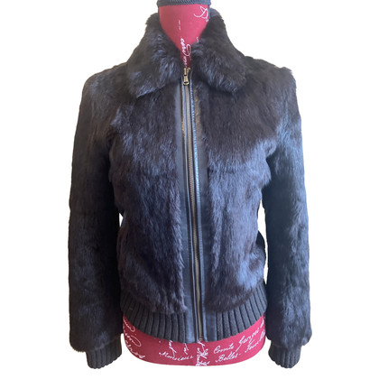 Max & Co Jacket/Coat Fur in Brown