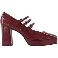 Carel Pumps/Peeptoes Leather in Red