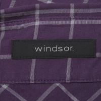 Windsor Bluse mit Karo-Muster