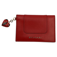 Bulgari Bag/Purse Leather in Red