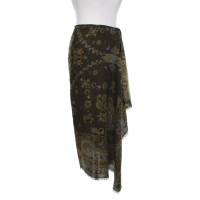 Etro skirt with floral weave pattern