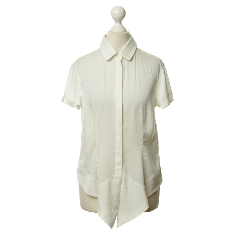 Dolce & Gabbana Short sleeve blouse in cream