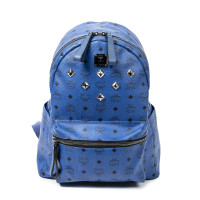 Mcm Rugzak Canvas in Blauw