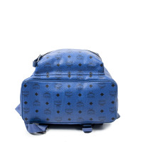 Mcm Rugzak Canvas in Blauw