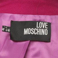 Moschino Love Jas/Mantel in Fuchsia