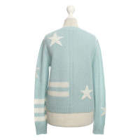 360 Sweater Cashmere Trui in Light Blue