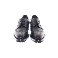 Ermanno Scervino Chaussures à lacets en Cuir en Noir