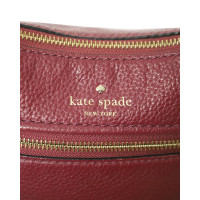 Kate Spade Shoulder bag Leather in Bordeaux
