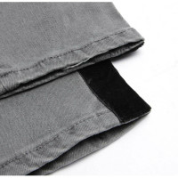 Frame Hose aus Baumwolle in Grau