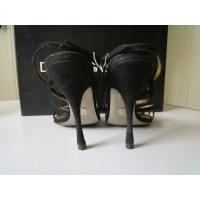Dolce & Gabbana Sandals Suede in Black