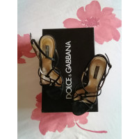 Dolce & Gabbana Sandals Suede in Black