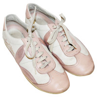 Louis Vuitton Sneakers Leer in Roze