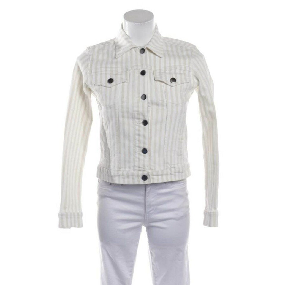 Frame Jacke/Mantel aus Baumwolle in Weiß