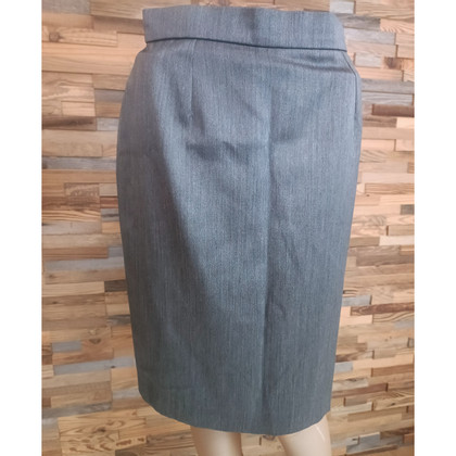 Yves Saint Laurent Skirt Wool in Grey