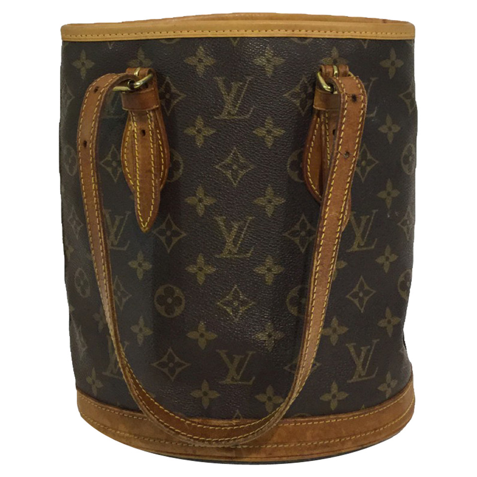 Louis Vuitton "Petit Bucket Monogram Canvas"