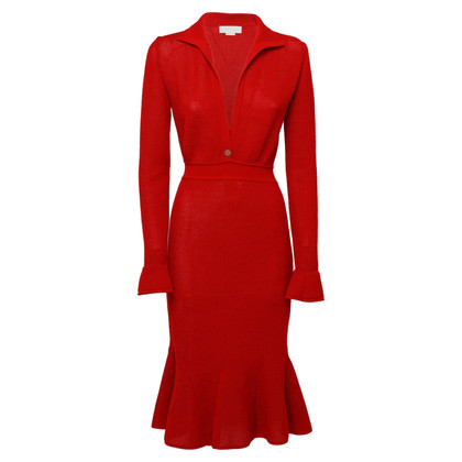 Genny Kleid aus Viskose in Rot