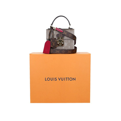 Louis Vuitton Spring Street aus Lackleder in Grau