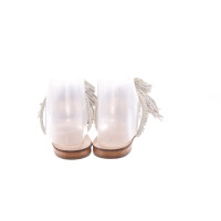Ermanno Scervino Sandalen aus Leder in Weiß