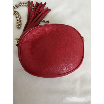 Gucci Soho Mini Chain Leather in Red