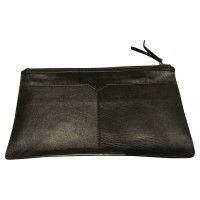 Mc Q Alexander Mc Queen Leather clutch with embossing