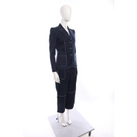Alexander McQueen Anzug aus Baumwolle in Blau