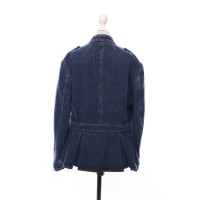 Alexander McQueen Veste/Manteau en Coton en Bleu