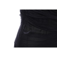 Donna Karan Oberteil aus Seide in Schwarz