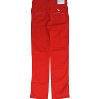 Armani Jeans Baumwollhose in Rot