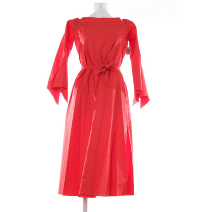 Tibi Kleid aus Baumwolle in Rot