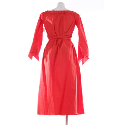 Tibi Kleid aus Baumwolle in Rot