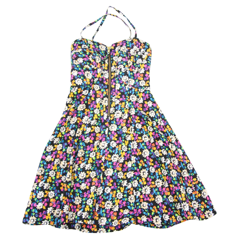 French Connection Neckholder-Kleid mit floralem Muster
