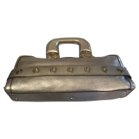 Gucci Gucci handbag in silver leather