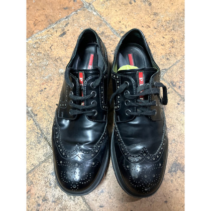 Prada Lace-up shoes Leather in Black