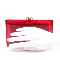 Charlotte Olympia Clutch Bag in Red