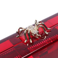 Charlotte Olympia Clutch Bag in Red